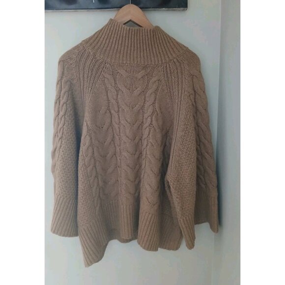 Banana Republic Cavo Flare Sleeve Cable Knit Sweater - Picture 8 of 11